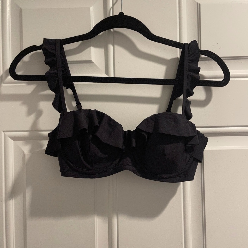Ruffle JCrew 34B Bikini Top